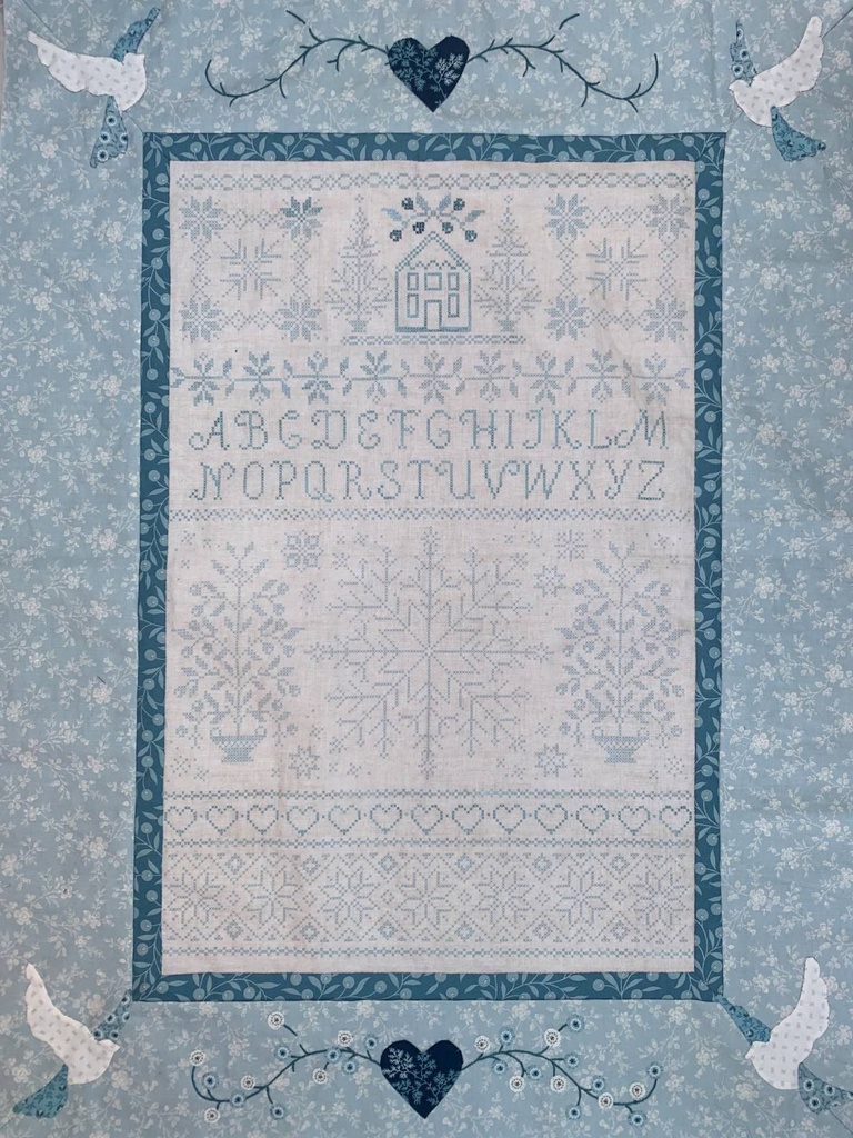 Kit de Patchwork _ Quilt BlueBird