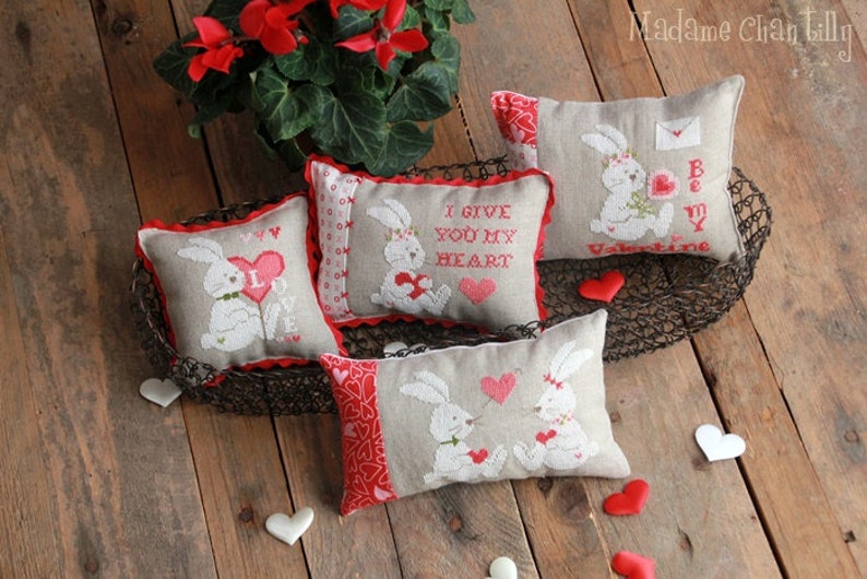 Modèle Points Comptés - Be my Valentine