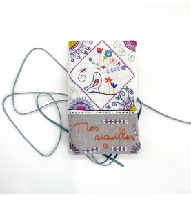 Kit Broderie "Porte Aiguilles Oiseaux"