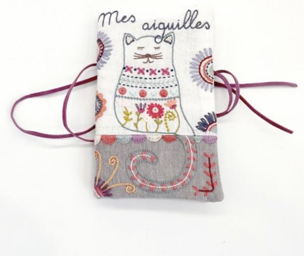Kit Broderie "Porte Aiguilles Chats"