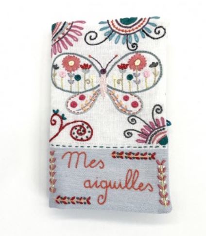 Kit Broderie "Porte Aiguilles Papillons"