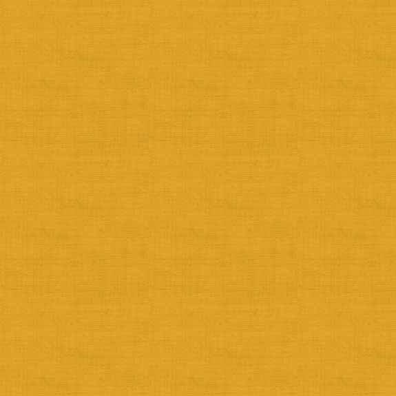 Tissu Patchwork Linen Texture Jaune Doré, Coupon