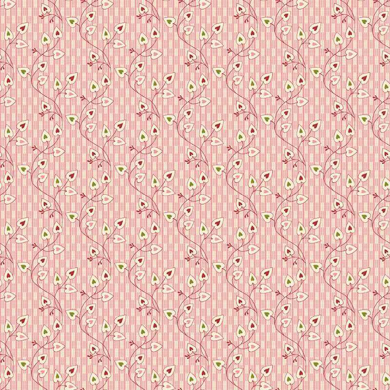 Tissu Patchwork Noël Sweetheart Flocked, Coupon