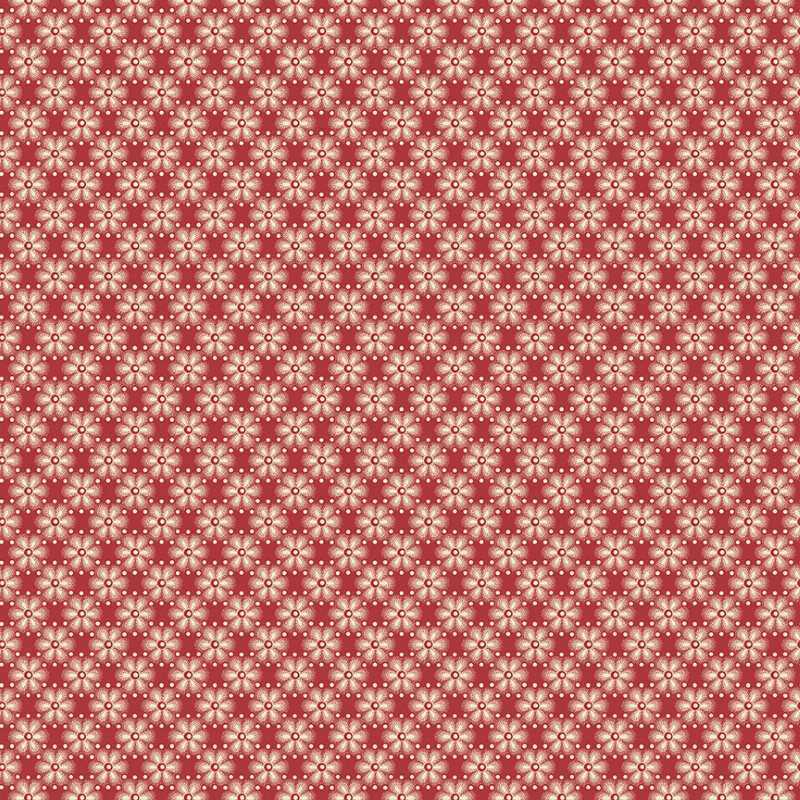 Tissu Patchwork Noël Peppermint Cranberry, Coupon
