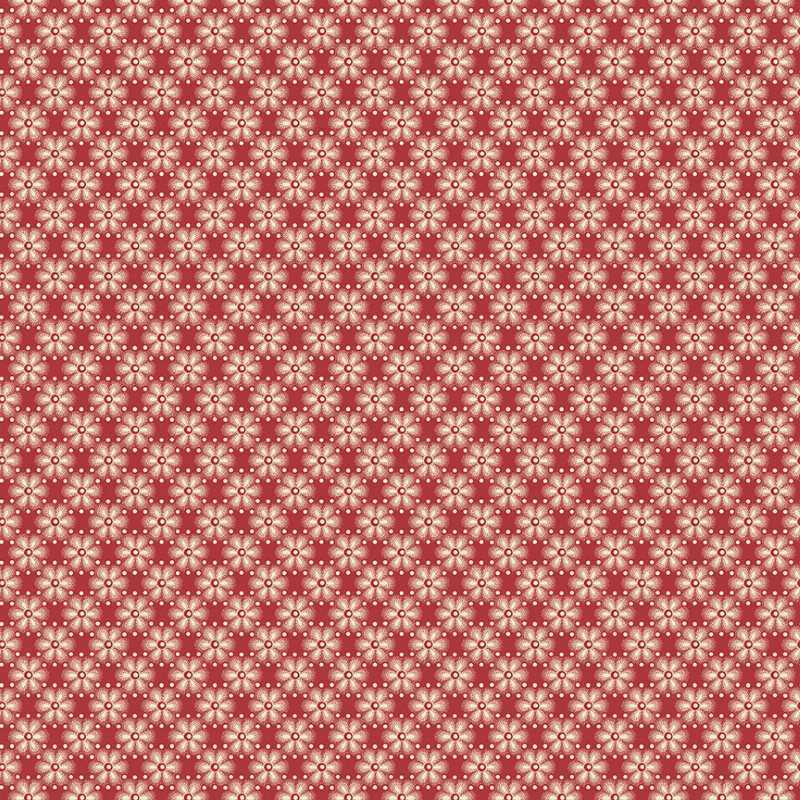 Tissu Patchwork Noël Peppermint Cranberry, Coupon