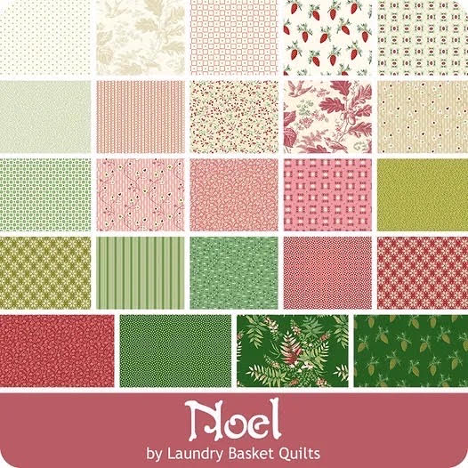 Tissu Patchwork Noël Collection, 26 Coupons 50x55cm