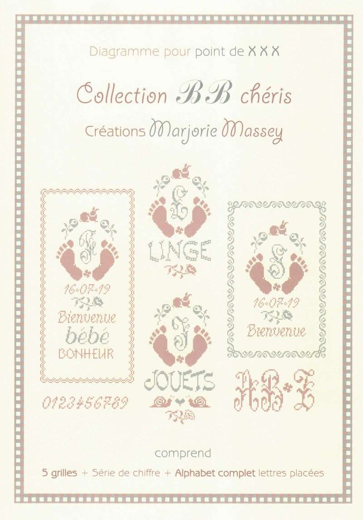 Modèle de Point Compté - Bienvenue Bébé Bonheur