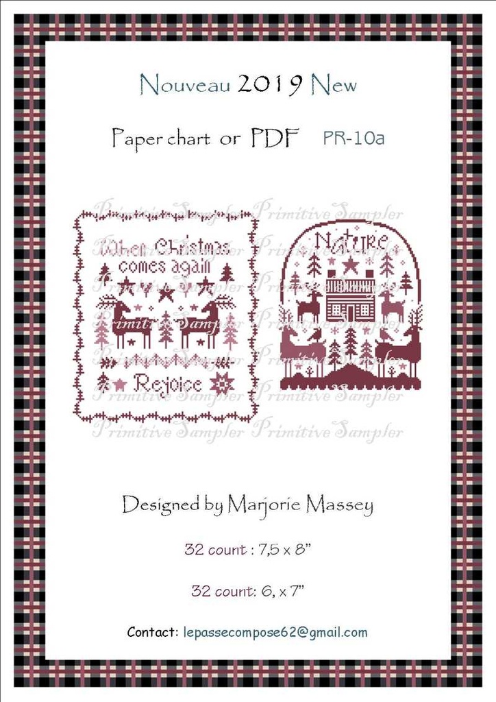 Modèle de Point Compté - Quand Noël est de Retour