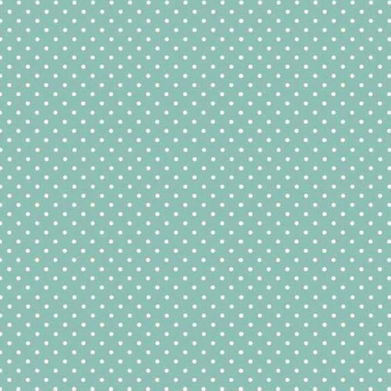 Tissu Patchwork Spot On _ Teal