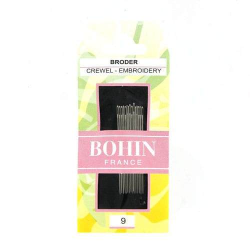 Aiguilles à broder, Crewel, N°9