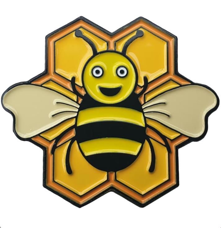 Porte-Aiguille à broder aimanté _ Abeille