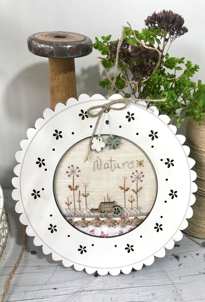 Kit de Broderie Couronne "Nature"