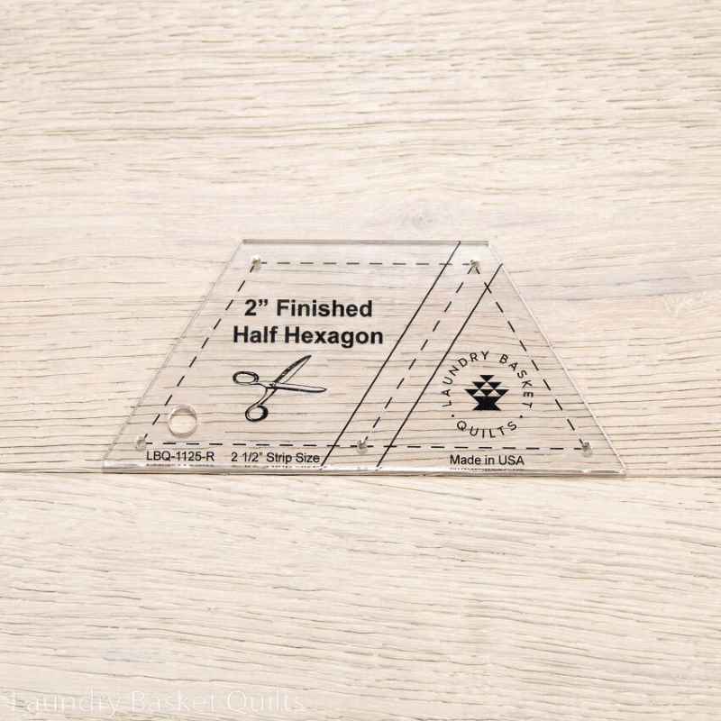 Gabarit Demi Hexagon 2 inch Edyta Sitar