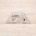 Gabarit Demi Hexagon 2 inch Edyta Sitar