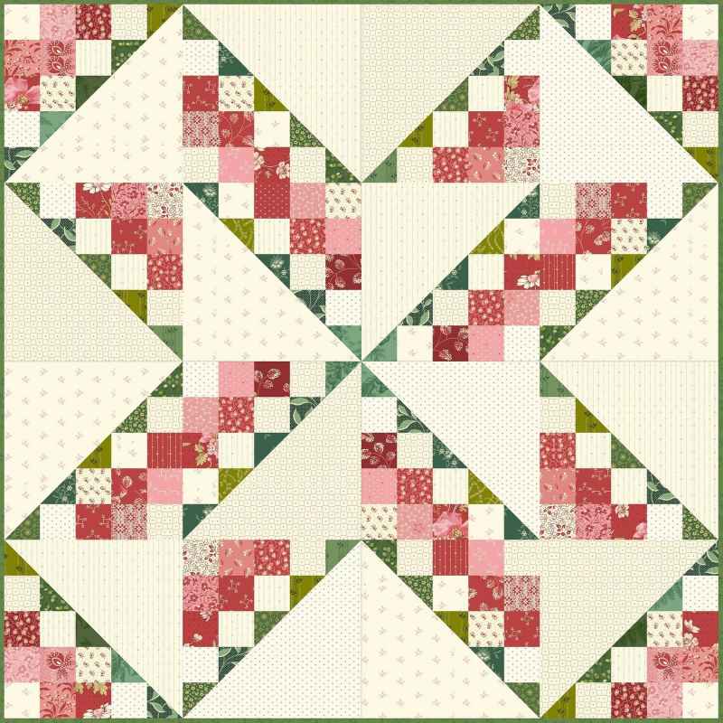 Modèle Patchwork Christmas Trio Edyta Sitar