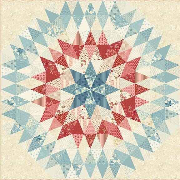 Modèle Patchwork Liberty Star Edyta Sitar