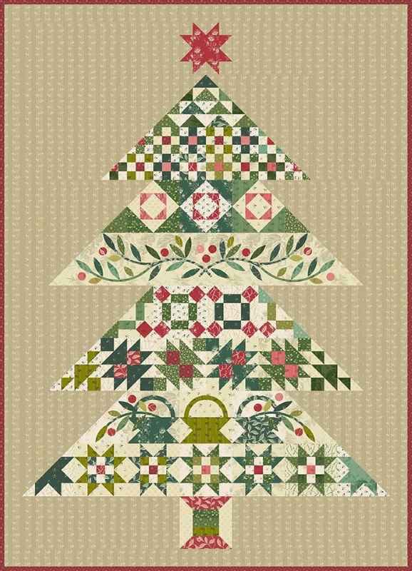 Modèle Patchwork Tannenbaum Edyta Sitar
