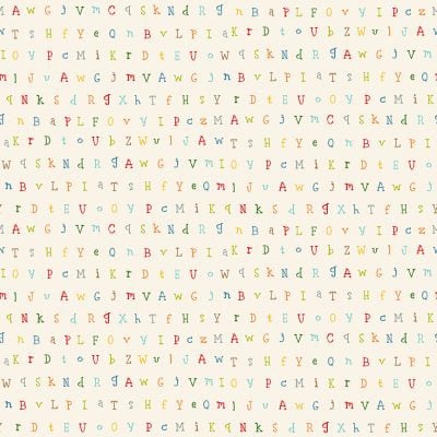 Tissu Patchwork Enfant ABC