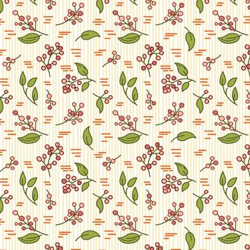 Tissu Patchwork Pieces of Time Merry Berry Cream, Coupon