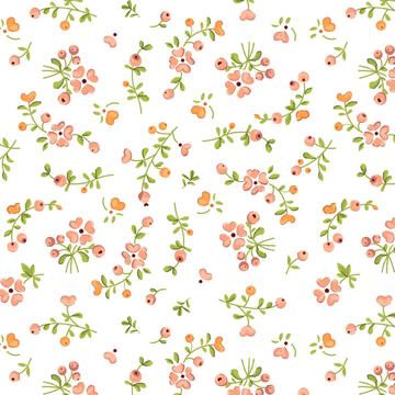 Tissu Patchwork Pieces of Time Growing Love Cream, Coupon