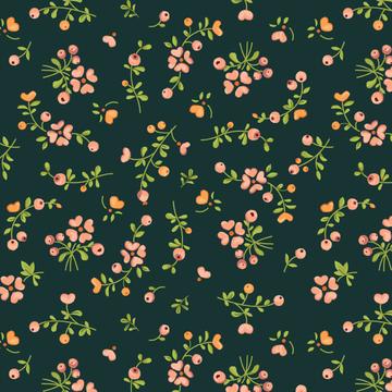 Tissu Patchwork Pieces of Time Growing Love Teal