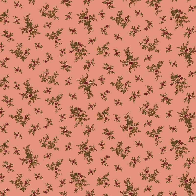 Tissu Patchwork Chocolate Covered Cherries Pink Floral