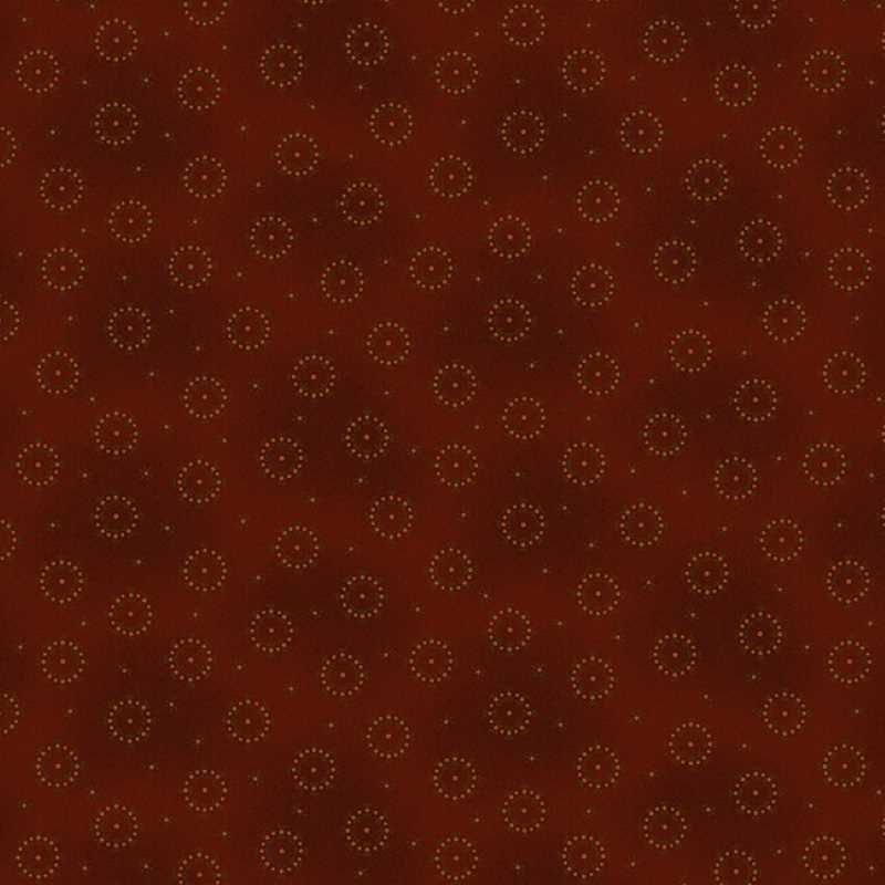 Tissu Patchwork Chocolate Covered Cherries Cherry Wreath Circles