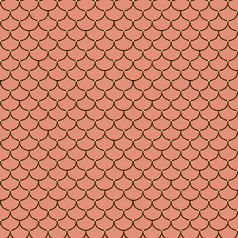 Tissu Patchwork Chocolate Covered Cherries Pink Clamshell, Coupon