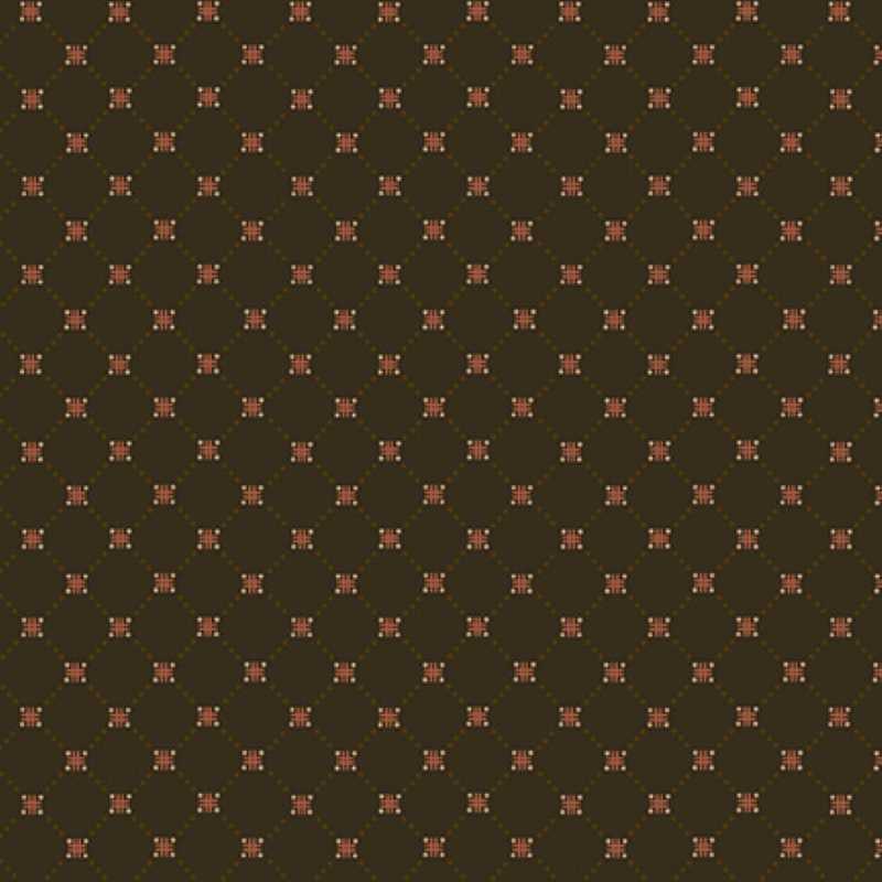 Tissu Patchwork Chocolate Covered Cherries Chocolate Cross Hatch