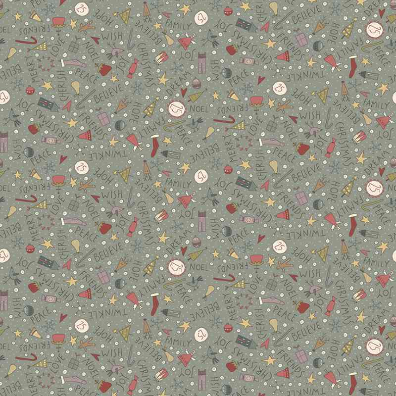 Tissu Patchwork O Christmas Tree Novelty Toss Dark Blue, Coupon