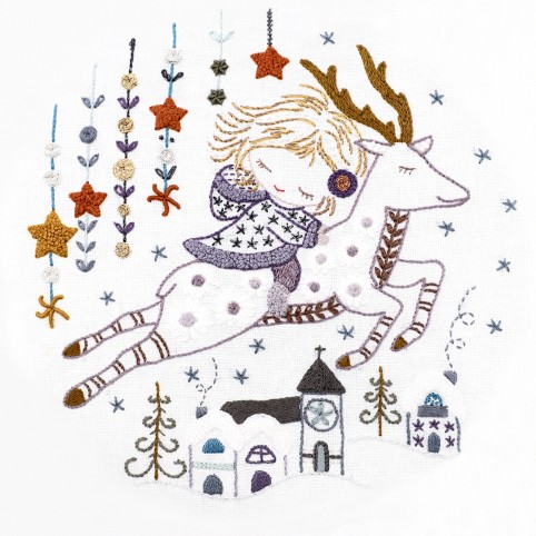 Kit Broderie "Salomé Voyage Hivernal"