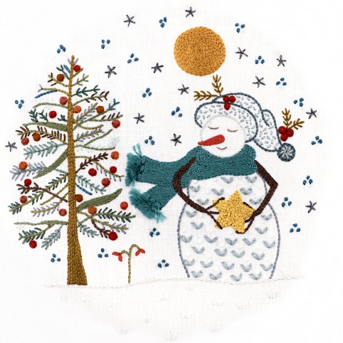 Kit Broderie "Vive le Vent" (sans cercle à broder)