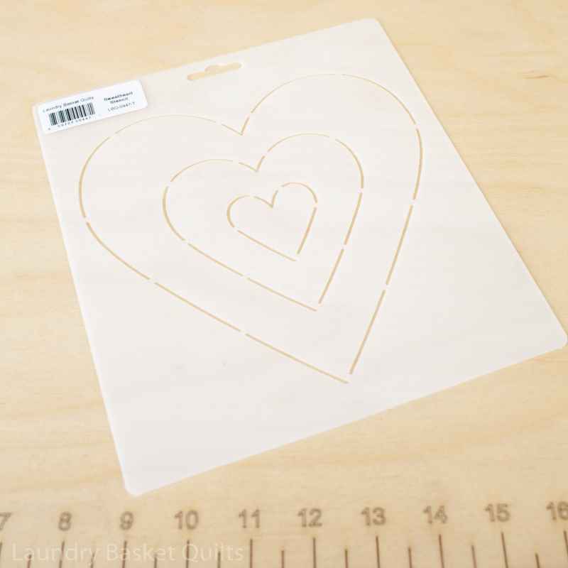 Stencil Sweet Heart de Edyta Sitar