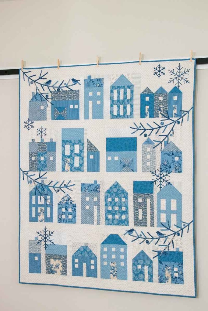 Modèle Patchwork Winter Village de Edyta Sitar