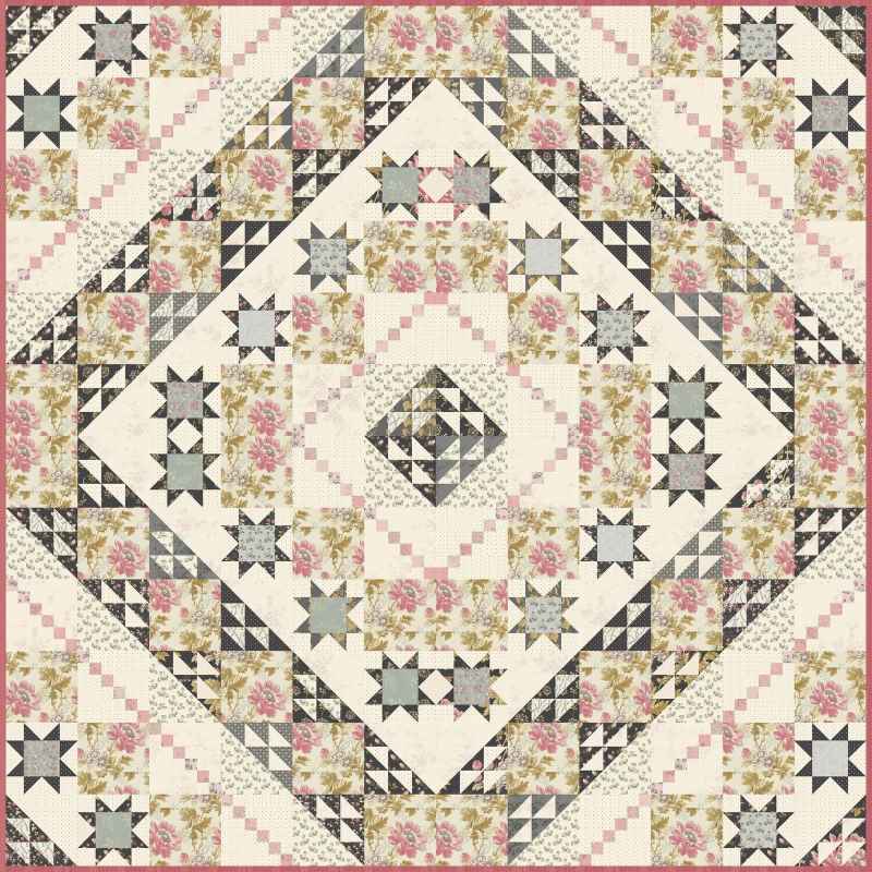 Modèle Patchwork Sweet Pea Moonstone de Edyta Sitar