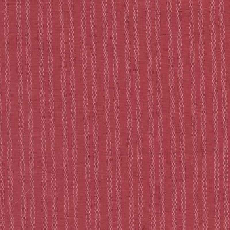 Tissu Patchwork The Flower Farm Rayure Rouge, Coupon