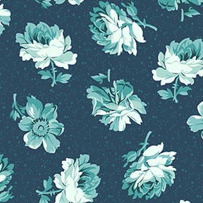 Tissu Patchwork Around the Roses - Coupon