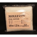 Molleton Coton sur Intissé, 0,90 m x 1,25 m