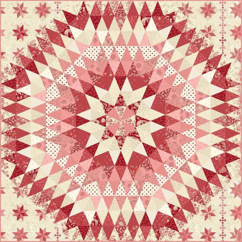 Modèle Patchwork Holiday Star de Edyta Sitar
