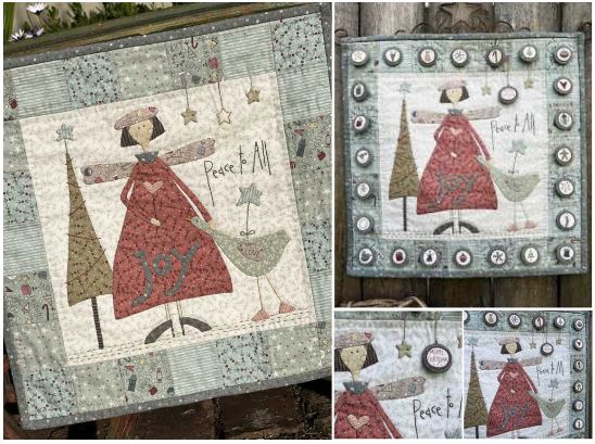 Modèle Patchwork Panneau Peace &amp; Joy Wall de Anni Downs