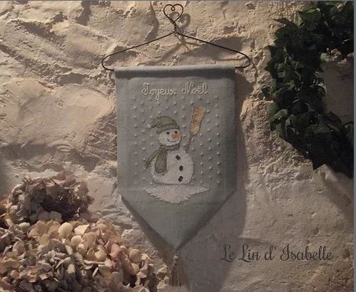 Modèle Points Comptés - Bonhomme de Neige