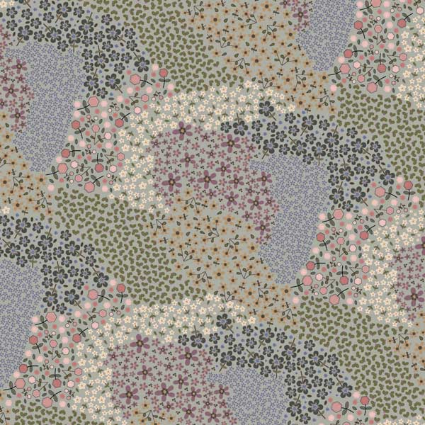Tissu Patchwork Garden of Flower Col. 123, Coupon
