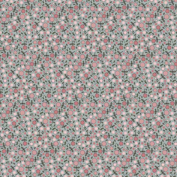 Tissu Patchwork Garden of Flower Col. 115, Coupon
