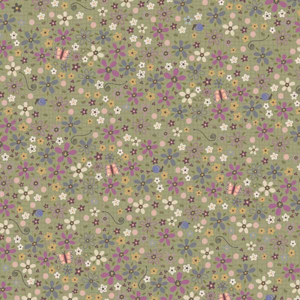 Tissu Patchwork Garden of Flower Col. 106, Coupon
