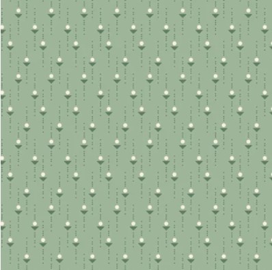 Tissu Patchwork Forward to the Past "Catch & Release" Bleu Glacier, Coupon