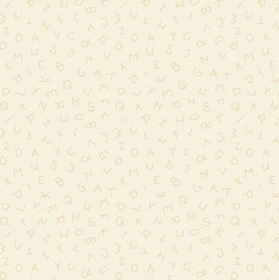 Tissu Patchwork Forward to the Past "ABC" Cotton