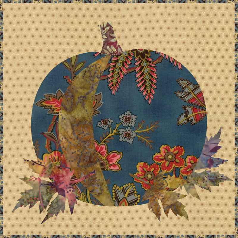 Modèle Patchwork Coussin Citrouille Edyta Sitar