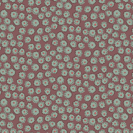 Tissu Patchwork "Market Garden" Carnation Toss Raisin