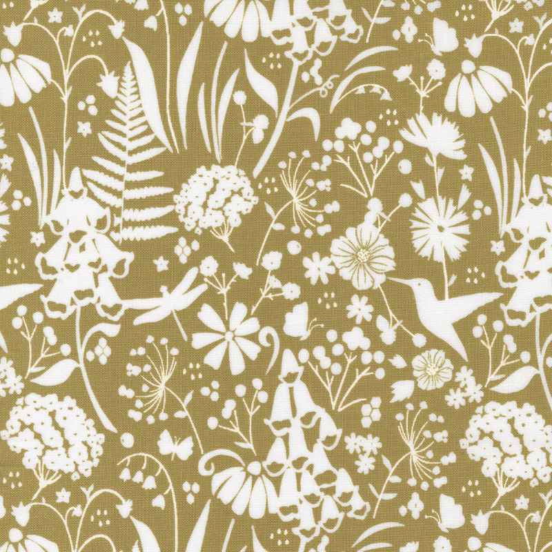 Tissu Patchwork Wild Meadow Stroll Silhouette Bronze, Coupon