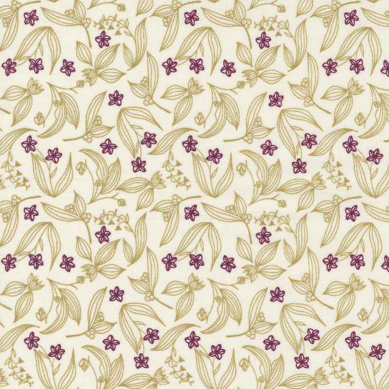 Tissu Patchwork Wild Meadow Fairy Circles Porcelaine